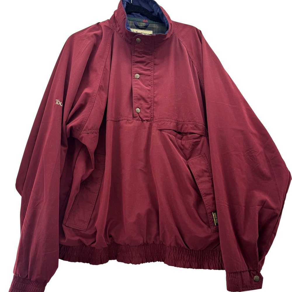 VTG‎ Tourney Gore-Tex Men's XL Wine Golf Jacket Waterproof Windproof Coat